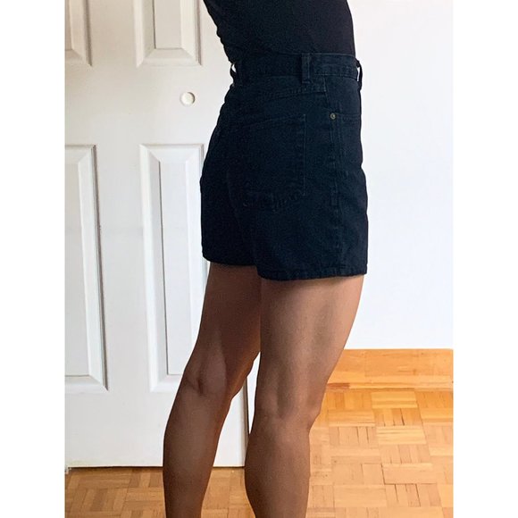 Vintage High Waist Denim Shorts - Picture 4 of 6